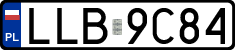 License plates of Poland, Regular car plates