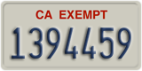 California, Exempt (1234567)