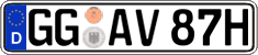 German license plate, Plates for oldtimers (type 