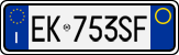 License plate of Italy, Cars (1994 year series)