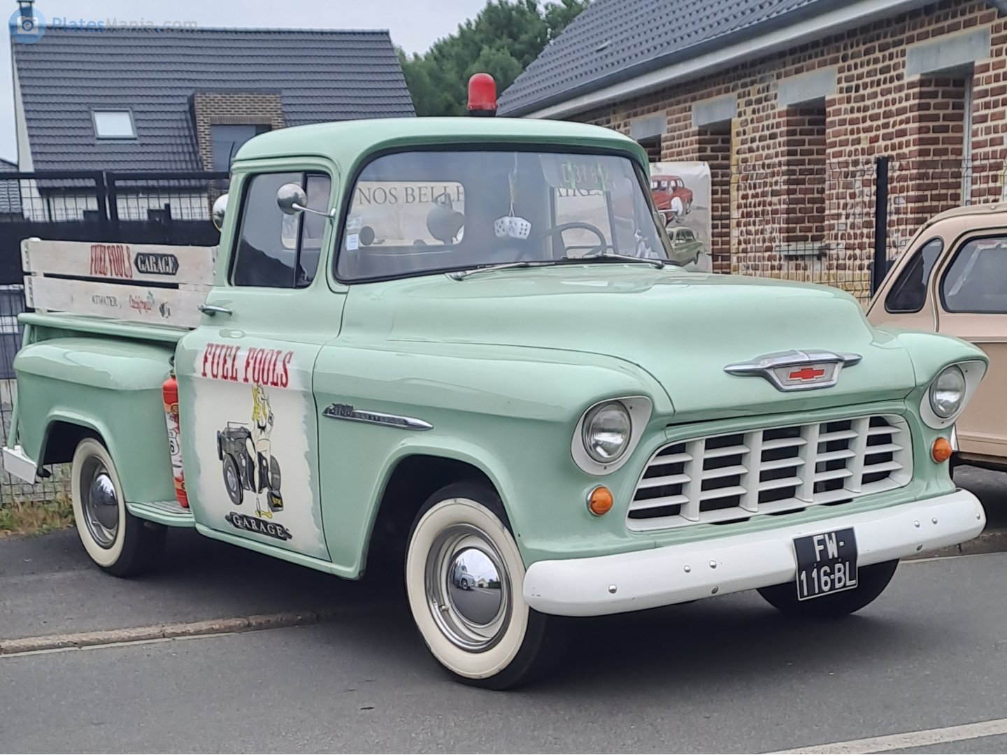 FW-116-BL, Chevrolet Task Force Light-Duty 3000 Stepside Pickup (A-body), 1955–1957