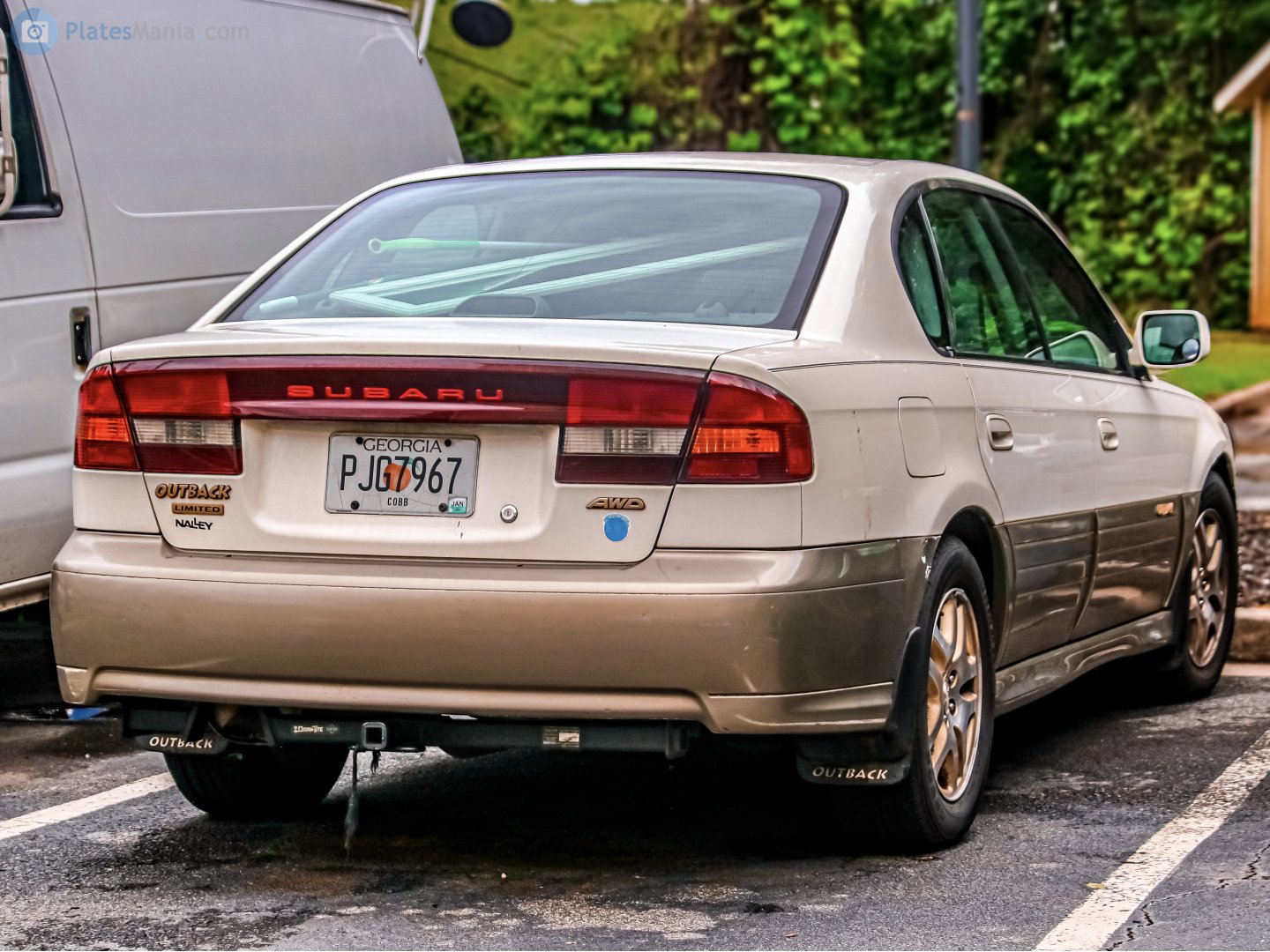 PJG7967, Subaru Outback 2nd gen Sedan (BE; US-market), 2001–2003