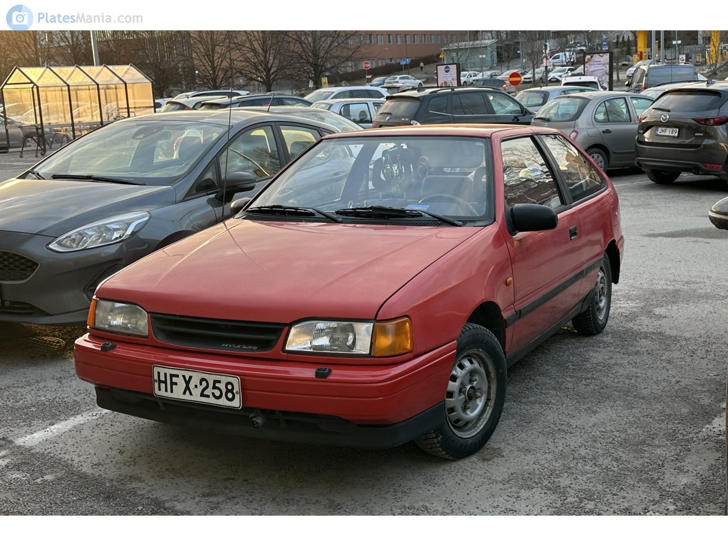 HFX-258, Hyundai Pony 4th gen 3-door Hatch (X2; EU-market), 1989–1991