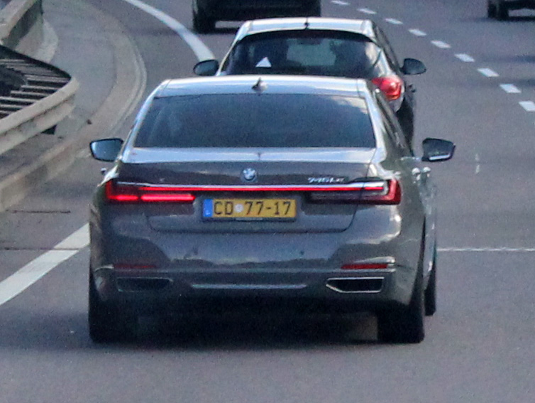 CD 77-17, BMW 7 Series 6th gen (G11/G12), facelift, 2019–2022