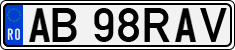 License plate of Romania, Regular plates