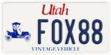 Utah, Vanity Plates
