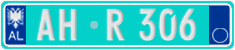 License plate of Albania, Trailers (2011)