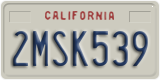 California, Passenger Car (1ABC234)