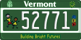 Vermont, Specialty plates (12345)