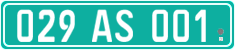License plate of Georgia, Diplomatic