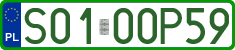 License plates of Poland, Professional plates