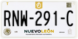 Nuevo León, Cars (AAA-000-A)