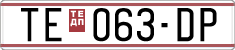 License plate of North Macedonia, Regular plates (1993)