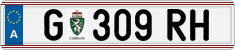 License plate of Austria, Regular plates