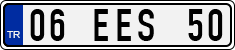 License plate of Turkey, Regular plates