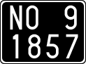 License plate of Italy, Cars (1927 year series)