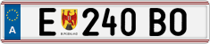License plate of Austria, Regular plates