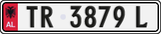 License plate of Albania, Cars (1993)