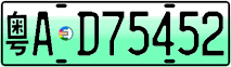License plate of China, Electric vehicles