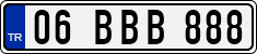License plate of Turkey, Regular plates
