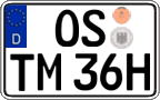 German license plate, Plates for oldtimers (type 