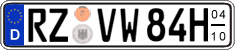 German license plate, Seasonal plates (Oldtimers)