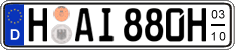 German license plate, Seasonal plates (Oldtimers)