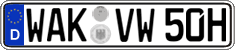 German license plate, Plates for oldtimers (type 