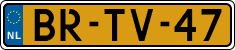 License plate of the Netherlands, Heavy Commercial Vehicles (1994 system)