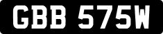 License plate of the United Kingdom, 1963 year system