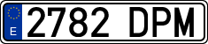 License plates of Spain, Ordinary (2000)