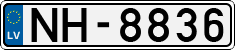 License plate of Latvia, Regular car plates