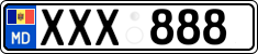 License plate of Moldova, Cars (2015)