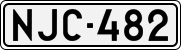 License plate of Finland, Cars