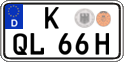 German license plate, Plates for oldtimers (type 