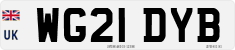 License plate of the United Kingdom, 2001 year system