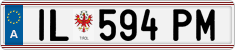 License plate of Austria, Regular plates
