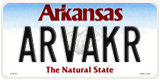 Arkansas, Vanity Plates