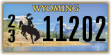 Wyoming, 1(2) 1234X
