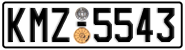 License plate of Greece, Cars