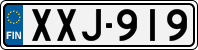 License plate of Finland, Cars