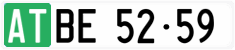 License plate of Switzerland, Diplomatic