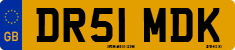 License plate of the United Kingdom, 2001 year system