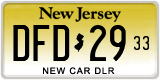 New Jersey, Dealer (ABC-1234/12-ABC34/1234-ABC)