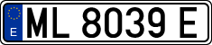 License plates of Spain, 1971 year series