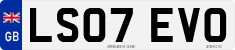 License plate of the United Kingdom, 2001 year system