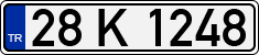 License plate of Turkey, Regular plates