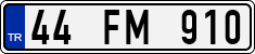 License plate of Turkey, Regular plates