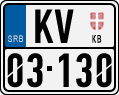 License plate of Serbia, Motorcycles