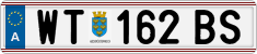 License plate of Austria, Regular plates